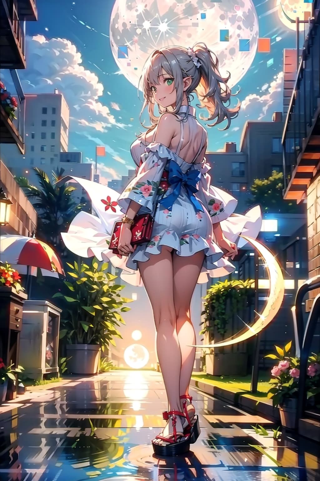 浴衣×ポニーテール企画作品です