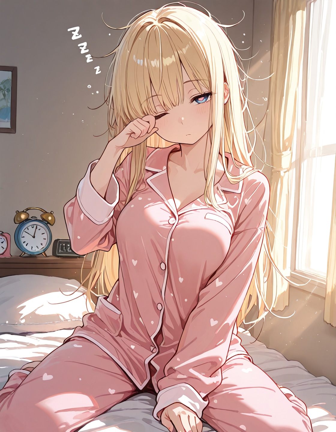 目覚まし大量設置 | の人気AIイラスト・グラビア