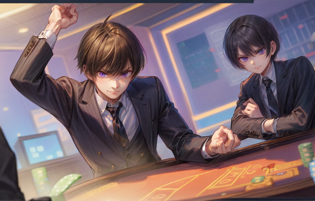 一攫千金を狙う、黒髪短髪男性！！（12枚）