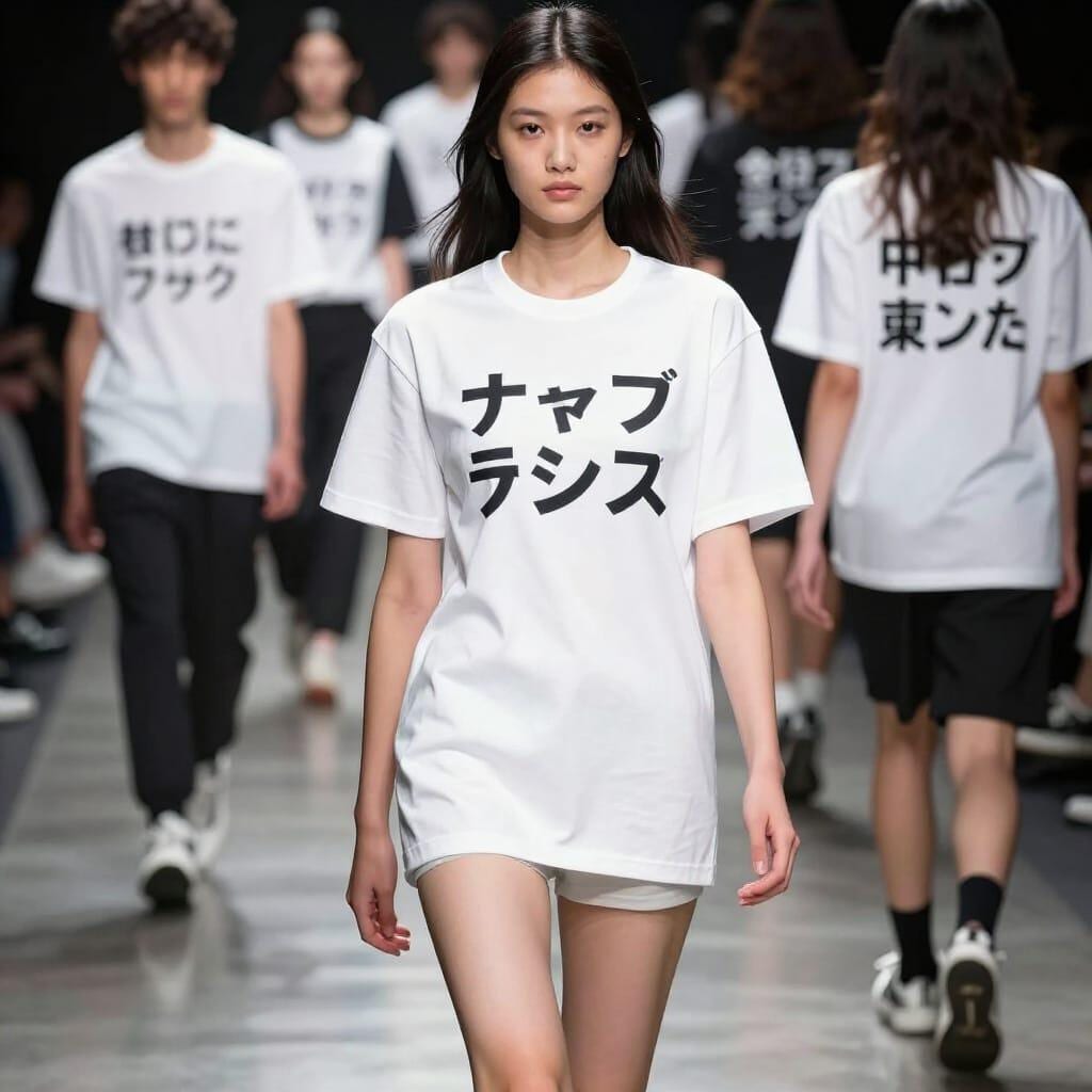 文字Tランウェイ