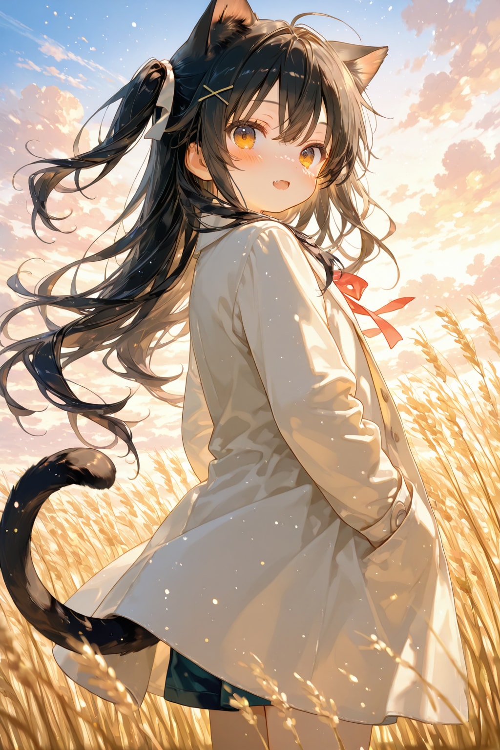 ネコミミムギバタケ