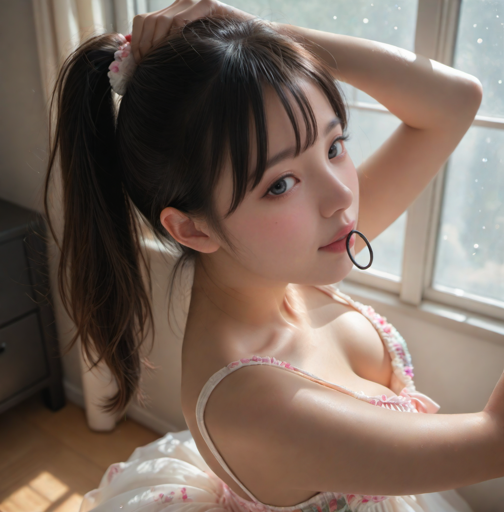 髪を結う