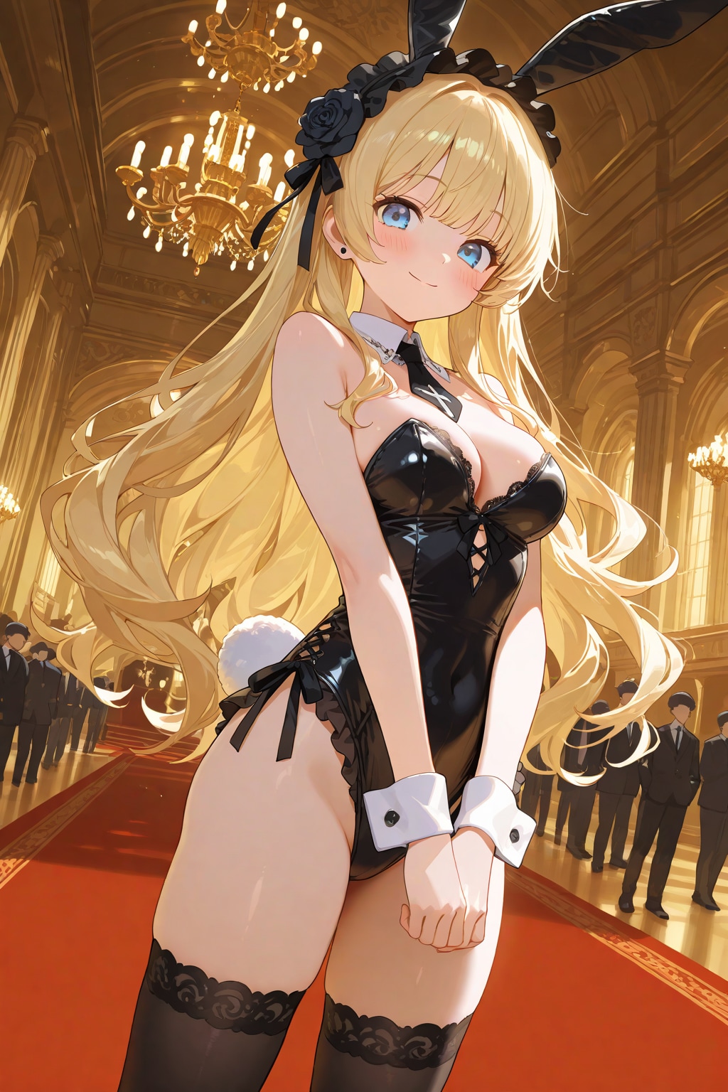 ほんのりゴシック黒うさぎ