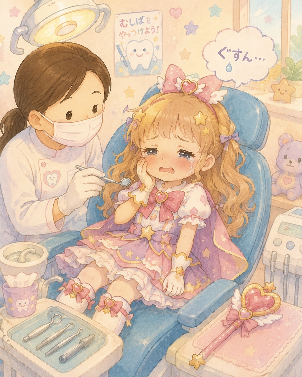 魔法少女ちゃんはいしゃさんへいく