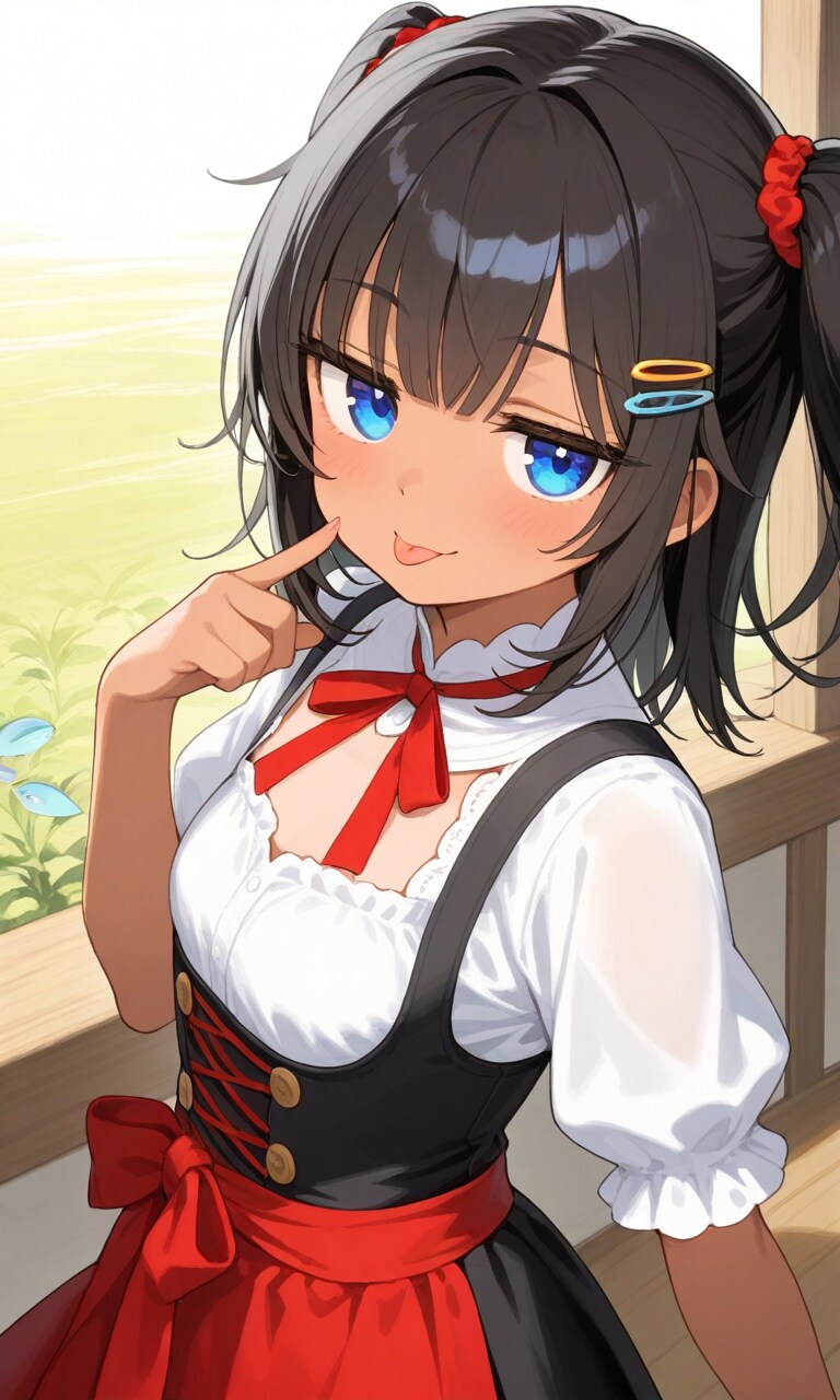 アッカンベー
