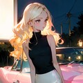 キャデラックとギャル(習作) 2枚目