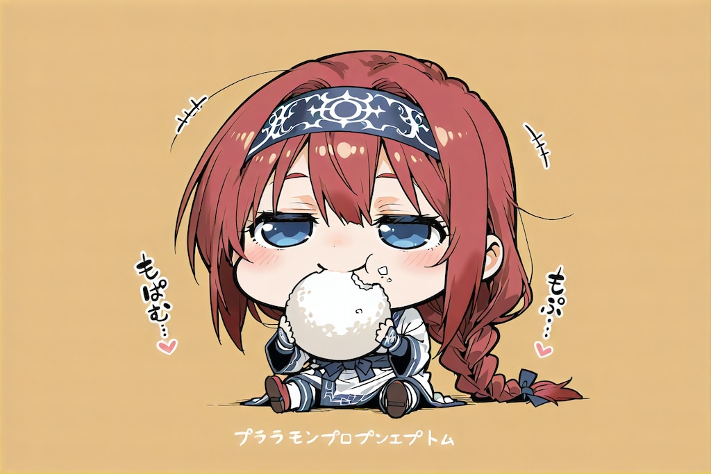 おにぎりモグモグコロポックル