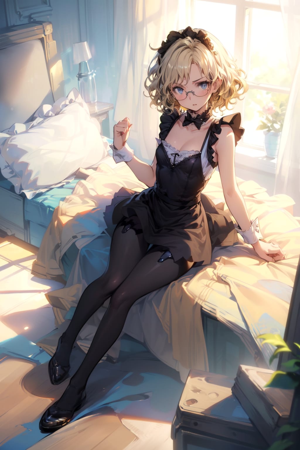 メイドの眼鏡っ娘