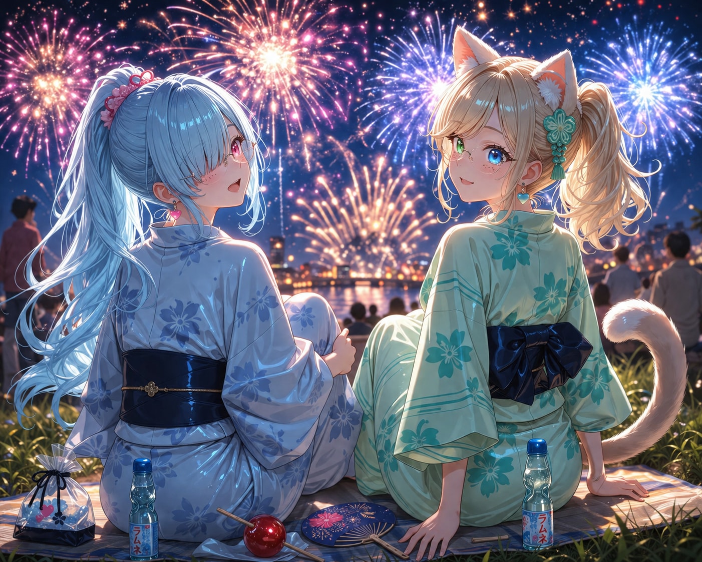 ポニテ浴衣