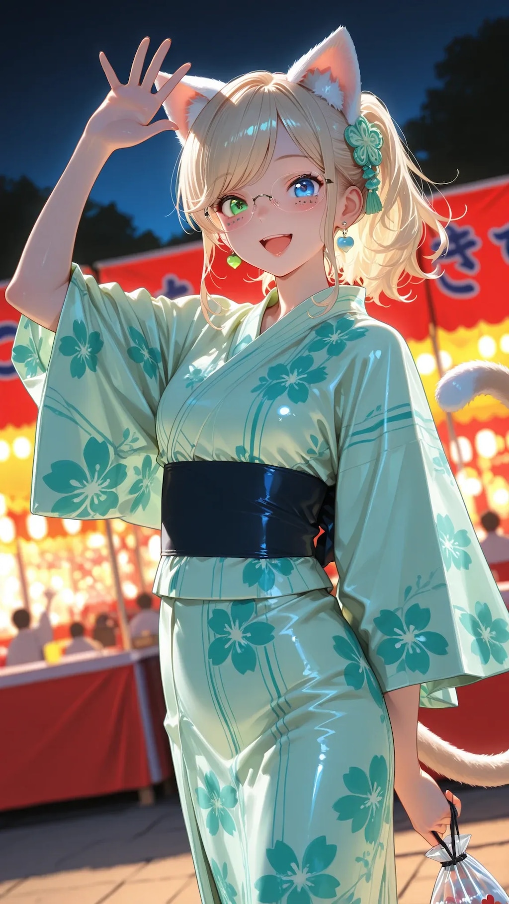 ポニテ浴衣