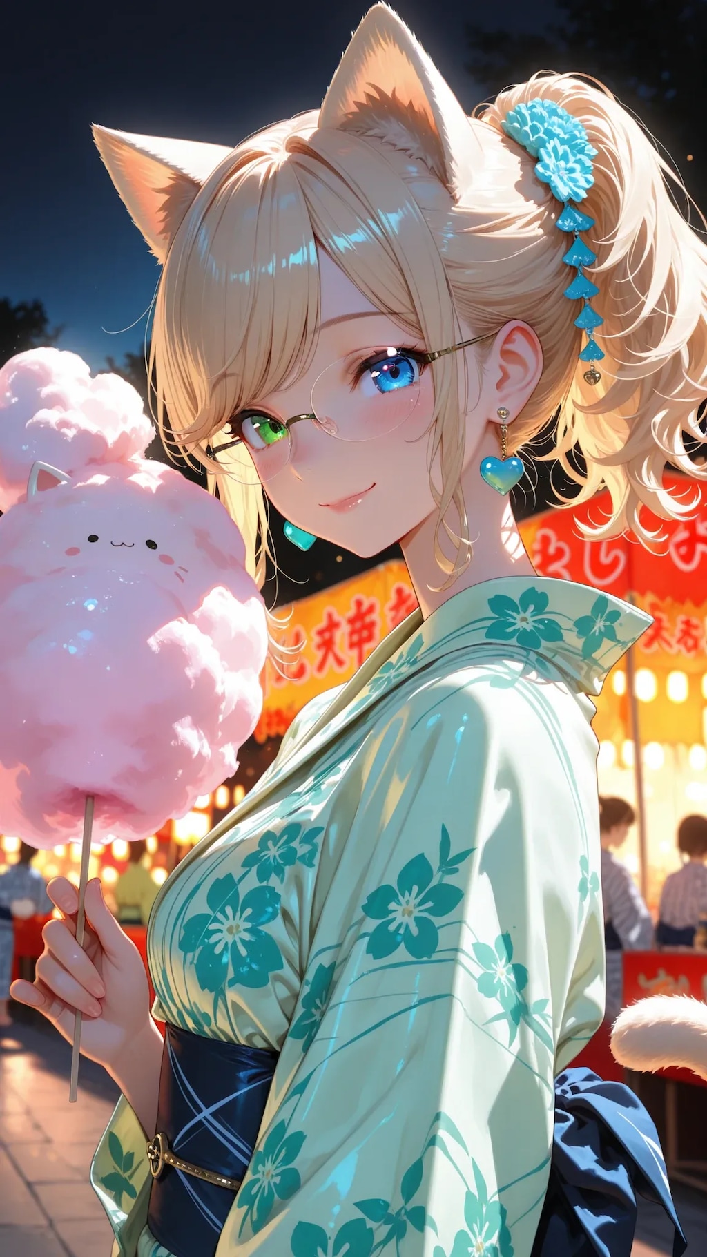 ポニテ浴衣