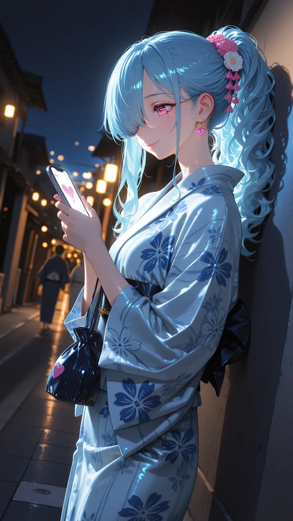 ポニテ浴衣
