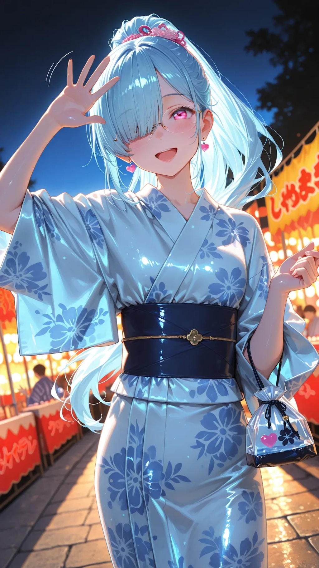 ポニテ浴衣