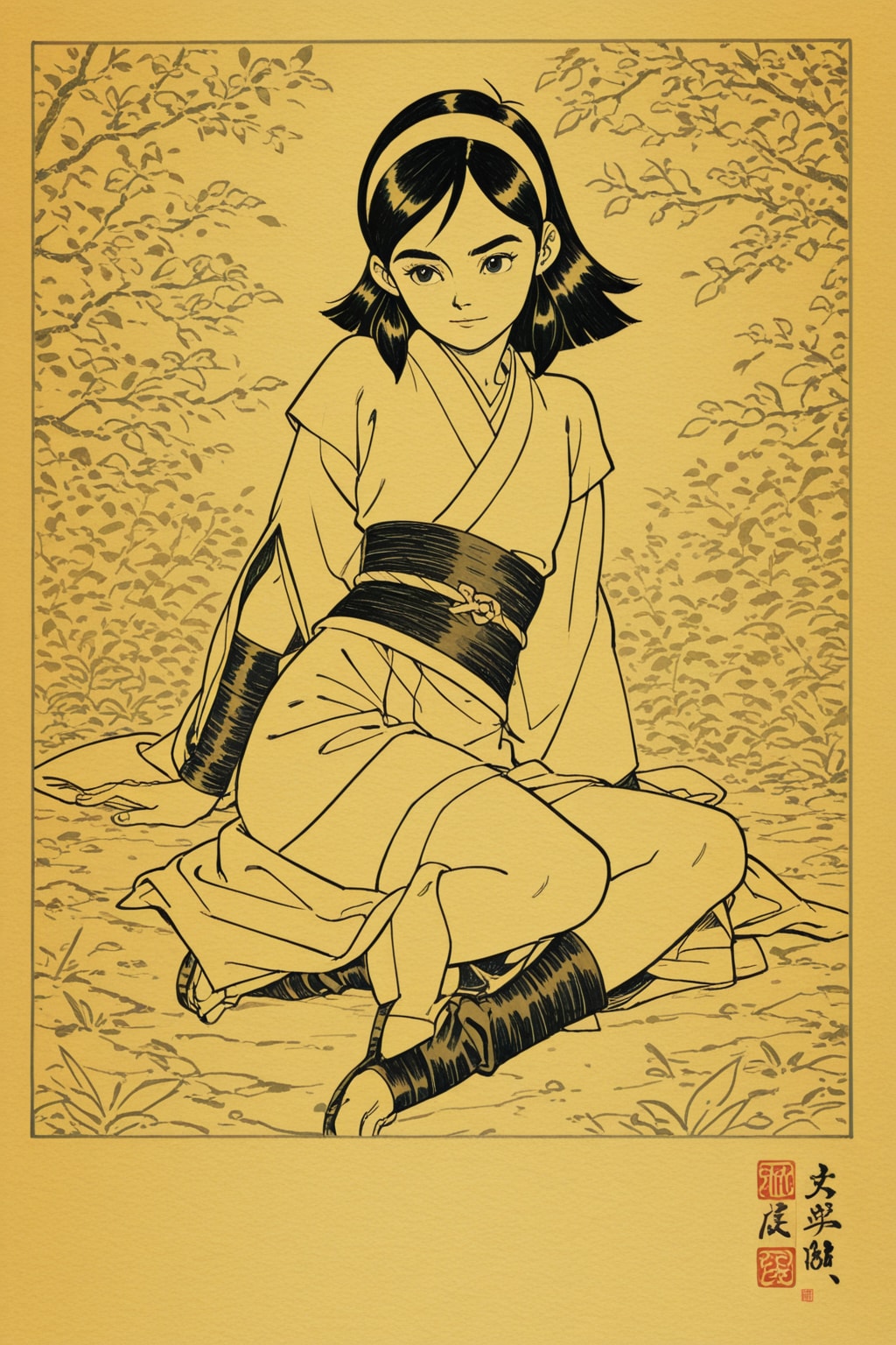 浮世絵で描く「やんちゃ姫の大冒険」