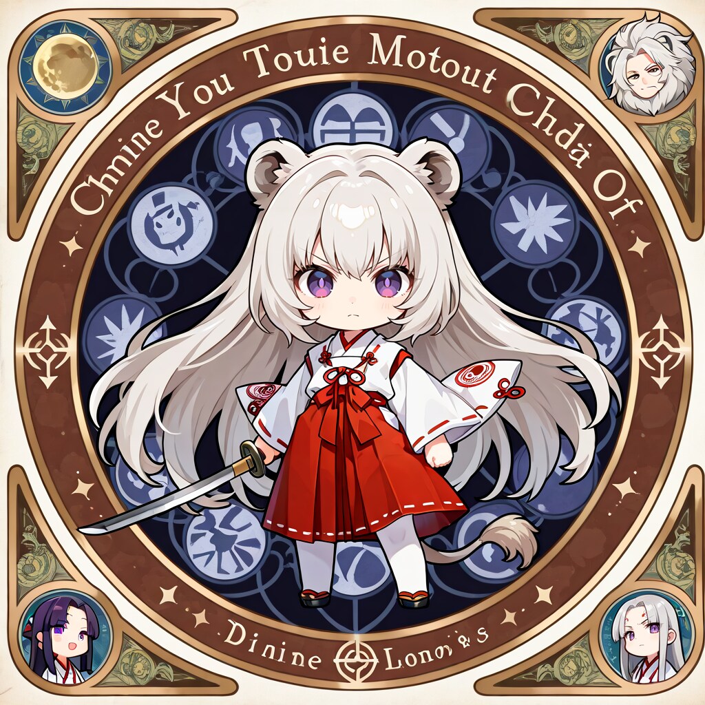 ケモミミ巫女ポテトチップス付属シール（全１２種）