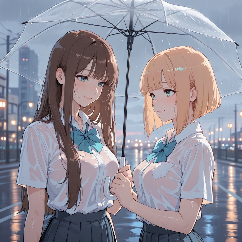 雨は好き。距離が近くなるから