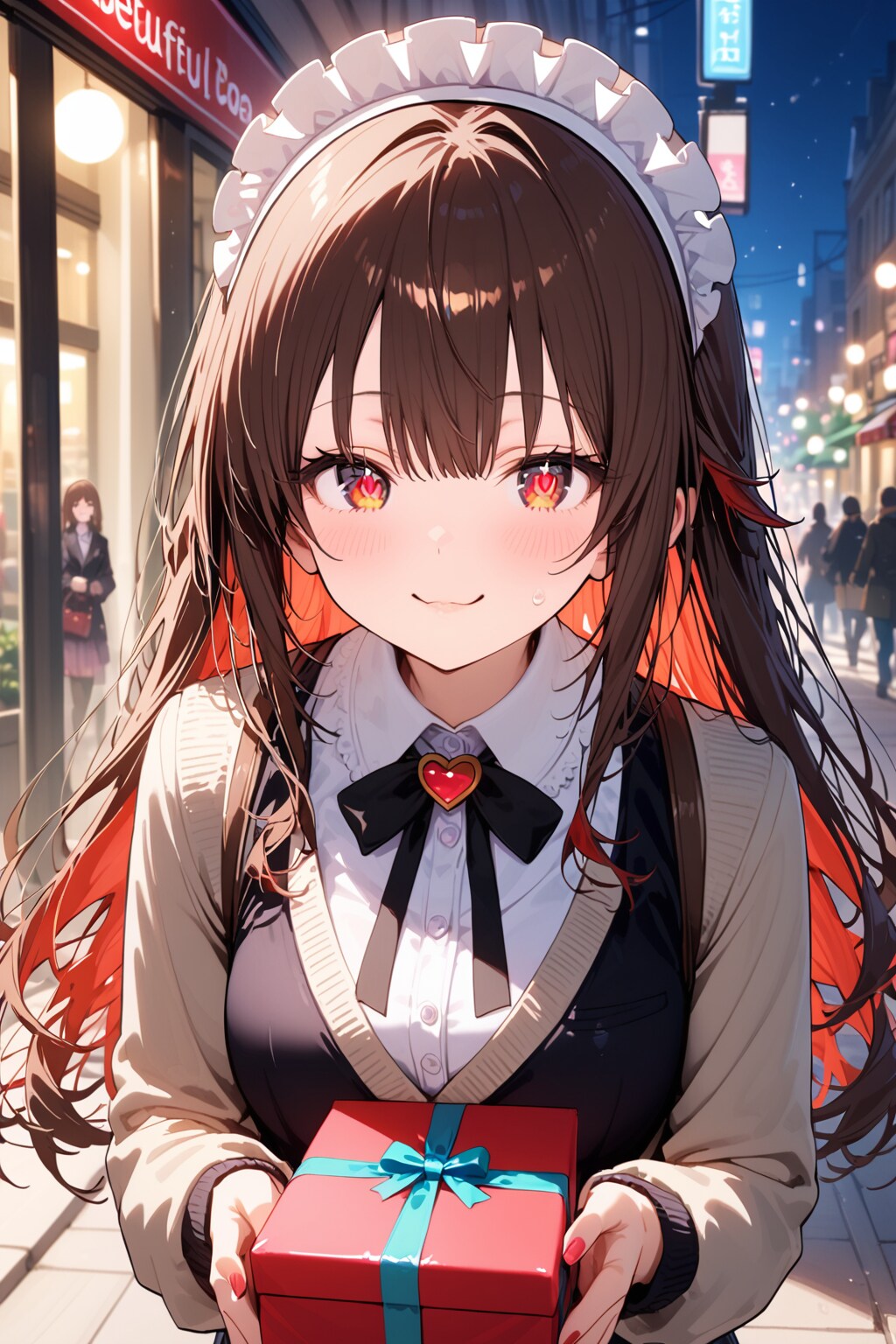 間に合いましたわ！　はい義理チョコ！