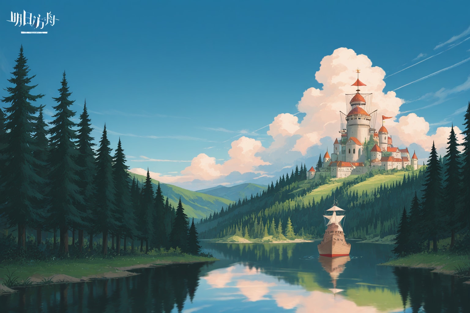 絵葉書のような風景