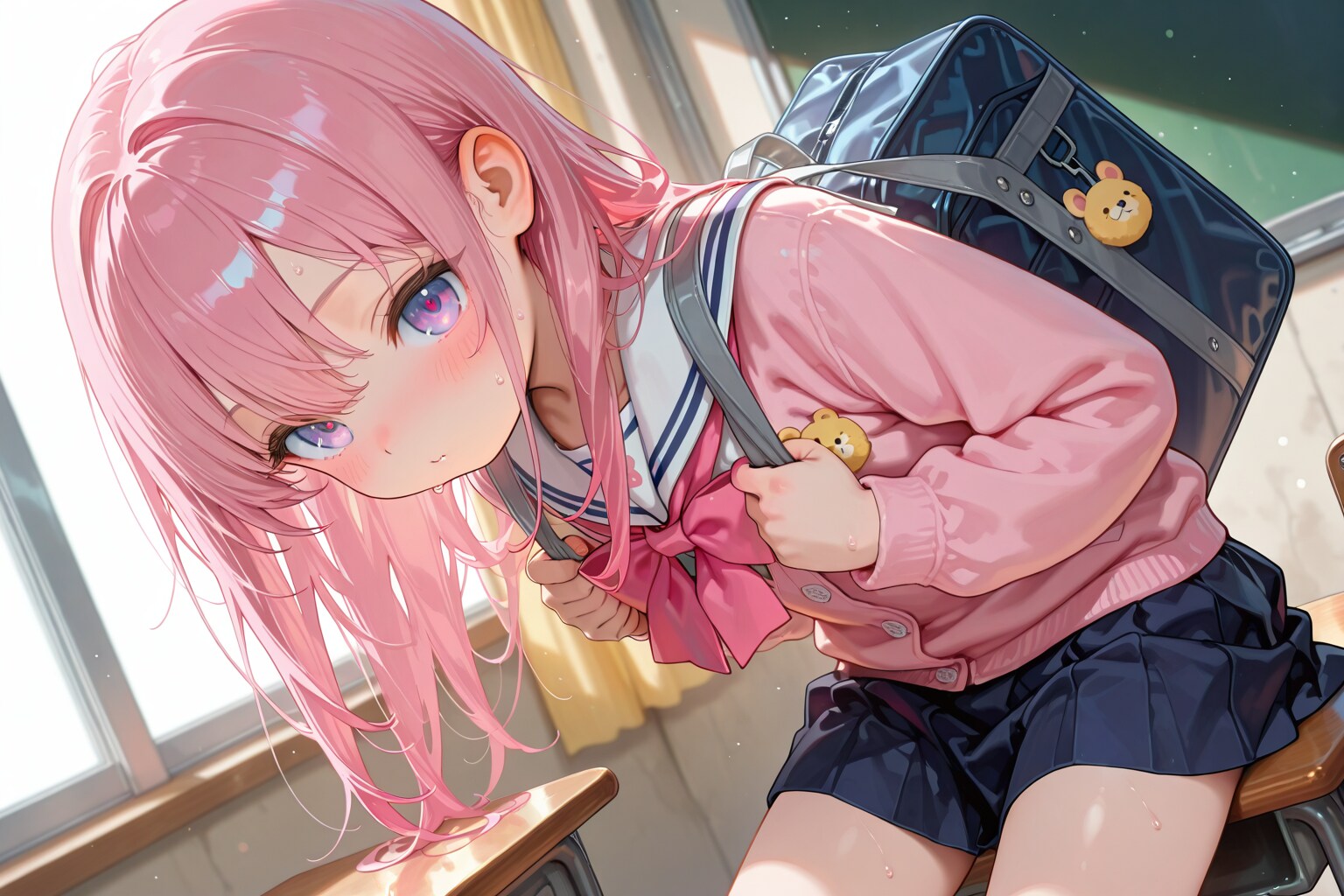 インフルで学級閉鎖だって！ | の人気AIイラスト・グラビア