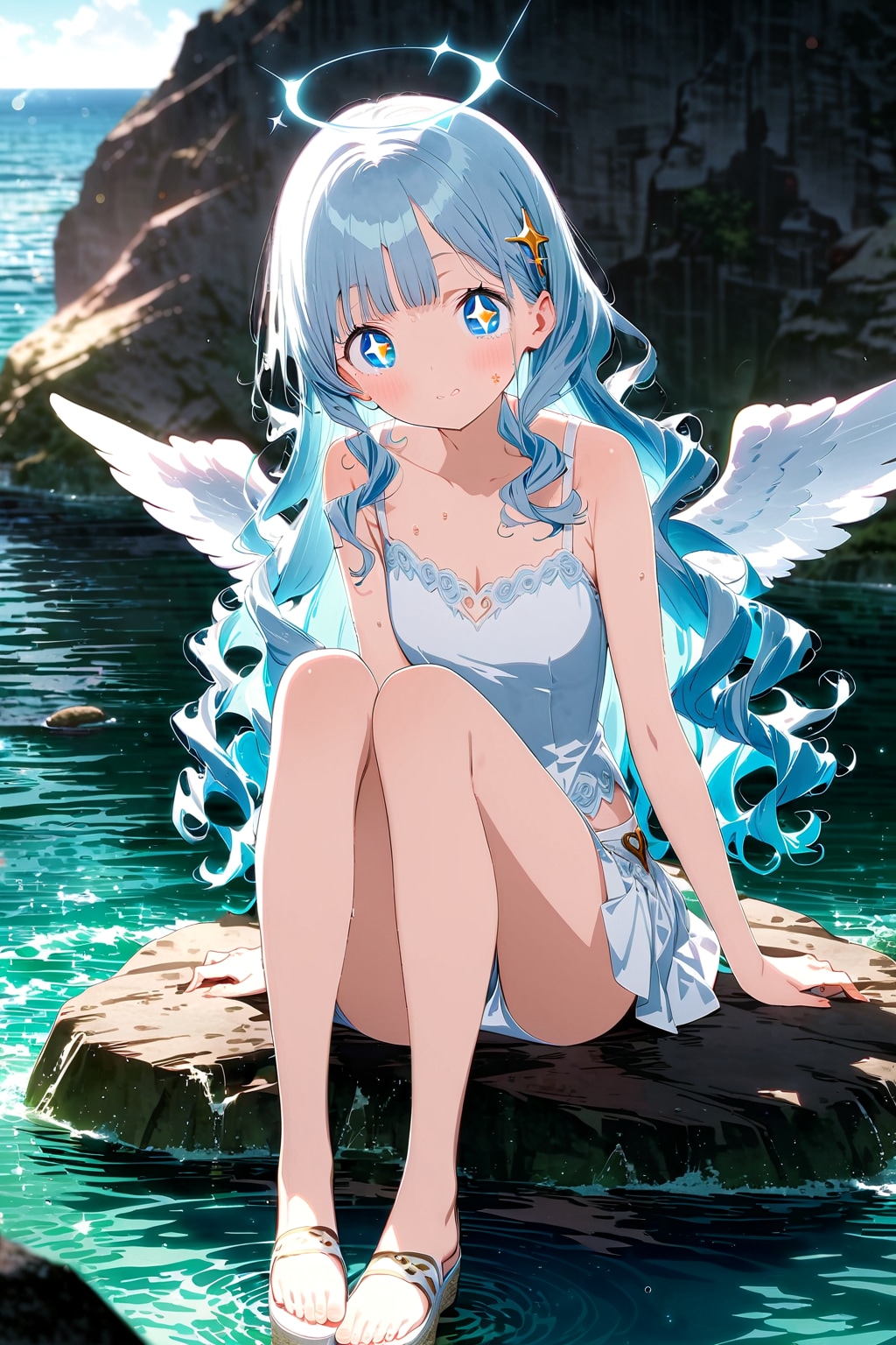 天使の羽休め | の人気AIイラスト・グラビア