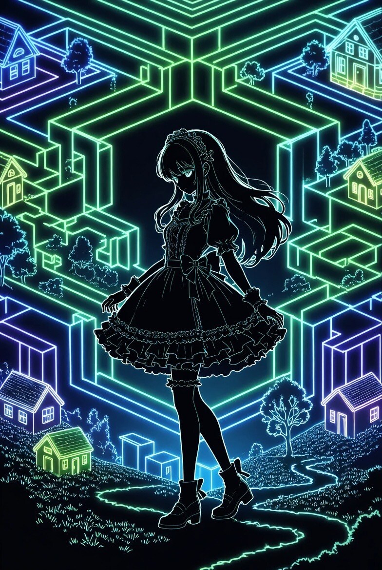 Gothic Lolita Alice in wonder Land