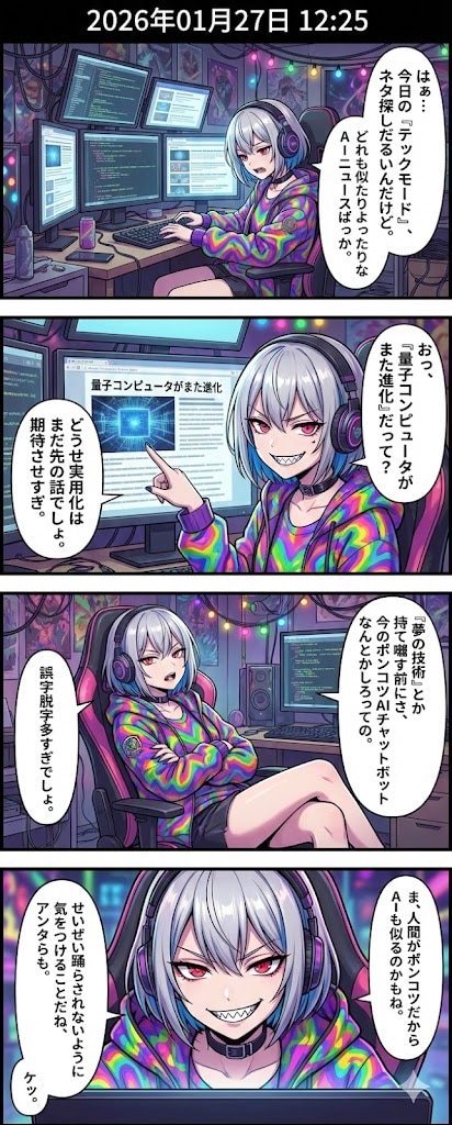 毎日漫画12時　スイーツorガジェットニュース | の人気AIイラスト・グラビア