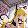 しのぶ　キャットビキニ　四つん這い 10枚目
