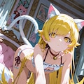 しのぶ　キャットビキニ　四つん這い 9枚目