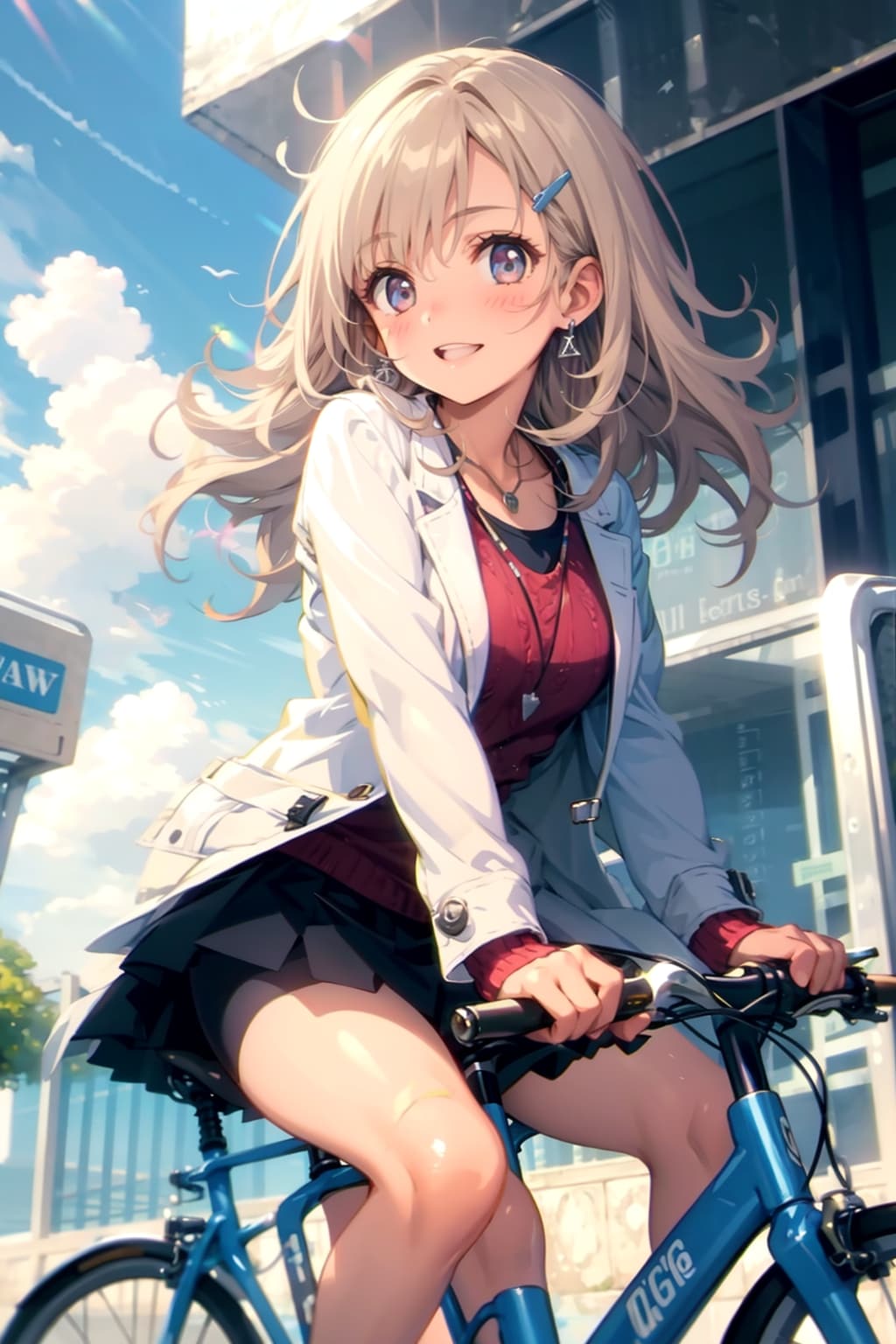 自転車に乗る_TOPAZ