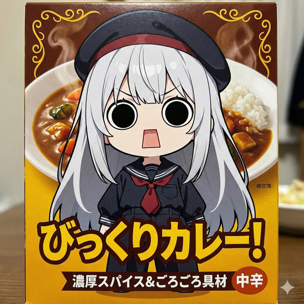 えらいこっちゃ嬢のレトルトびっくりカレー