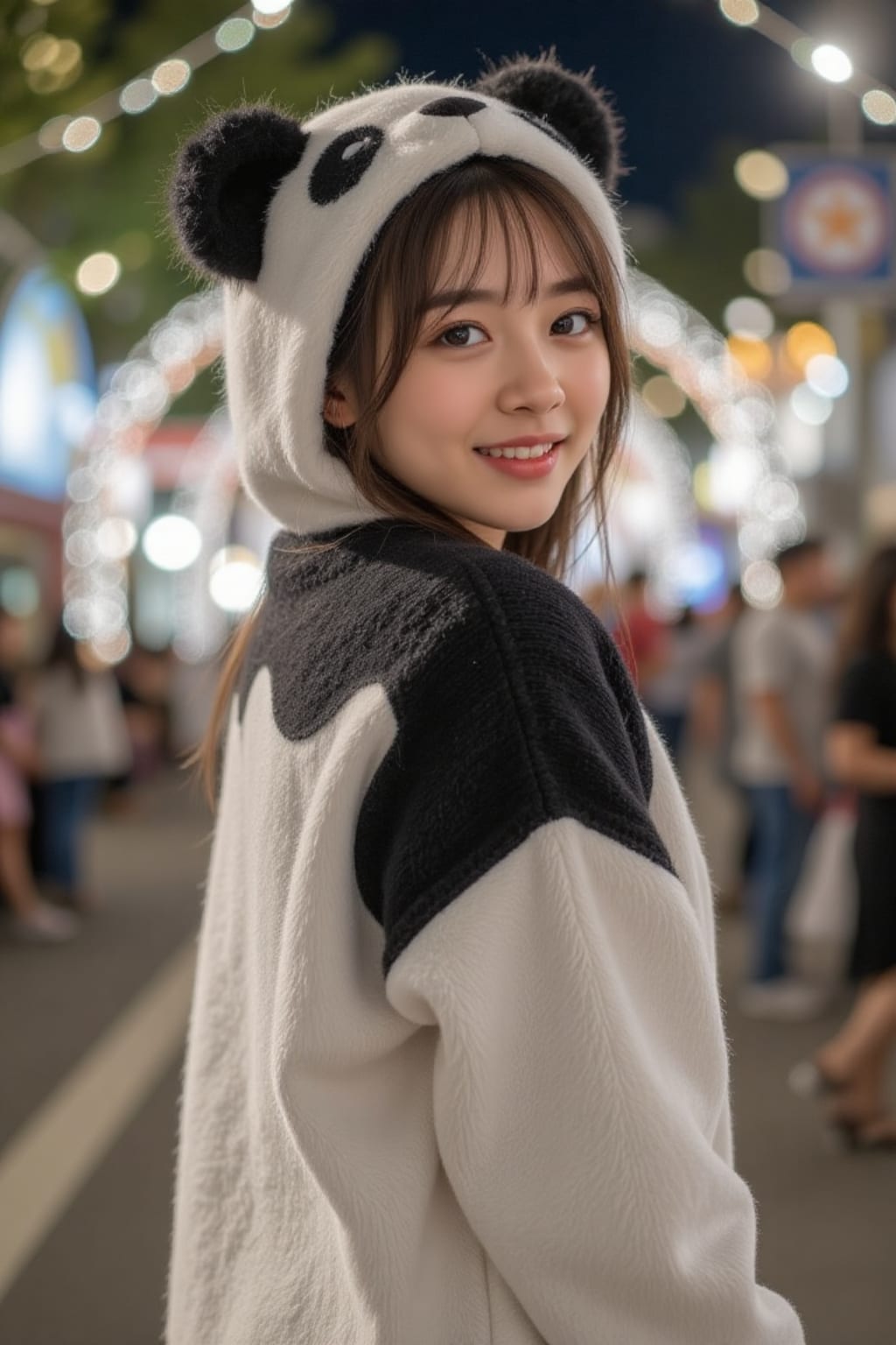 振り返りパンダ