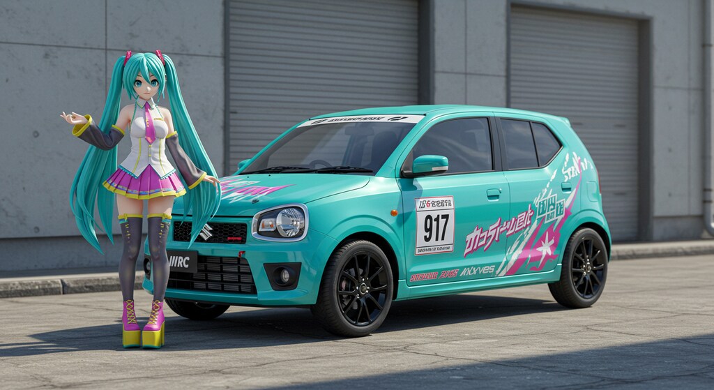 アルトワークスと初音ミク