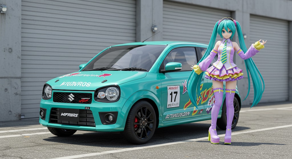 アルトワークスと初音ミク