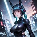 【二次元】サイバーパンクガール #4 2枚目