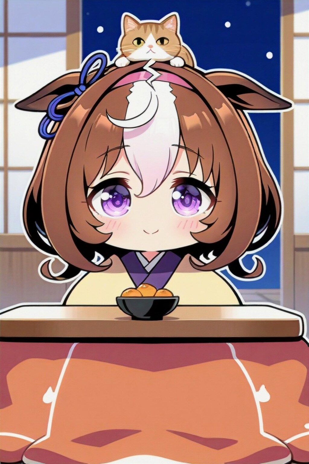 ドトウと猫とこたつ