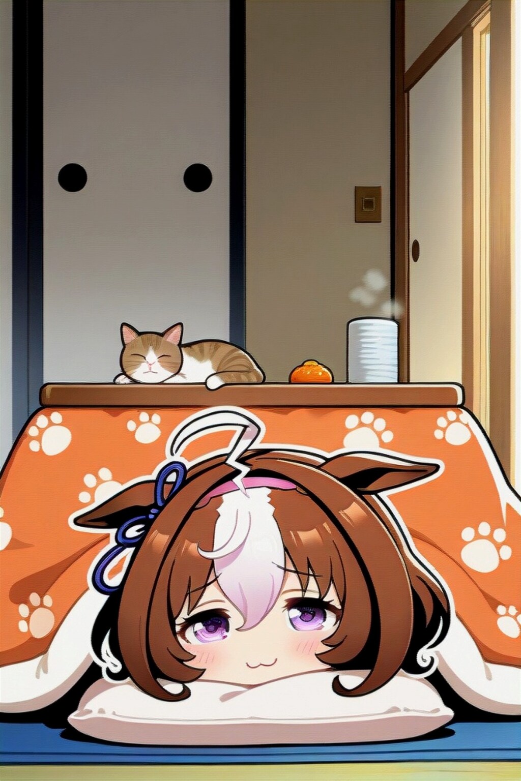 ドトウと猫とこたつ