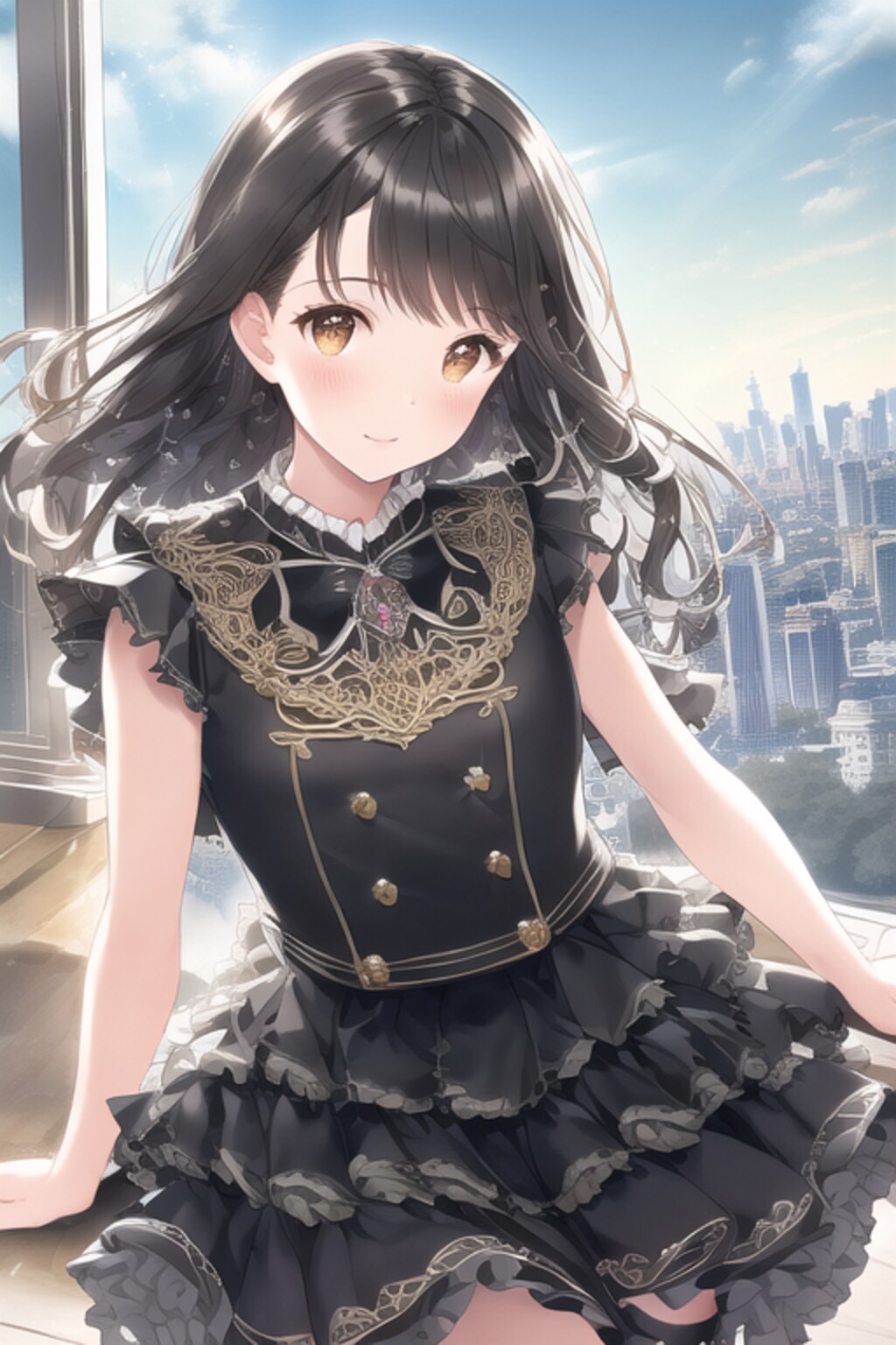 035：幼稚園アイドル衣装（黒）