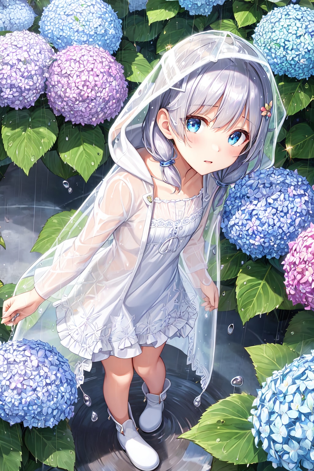ちっぱい琴音♡あじさい編