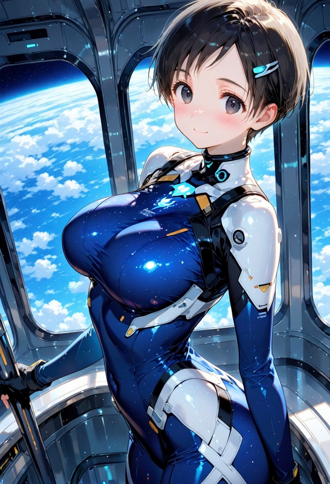 宇宙の彼女🪐🛰️👩‍🚀２ | の人気AIイラスト・グラビア