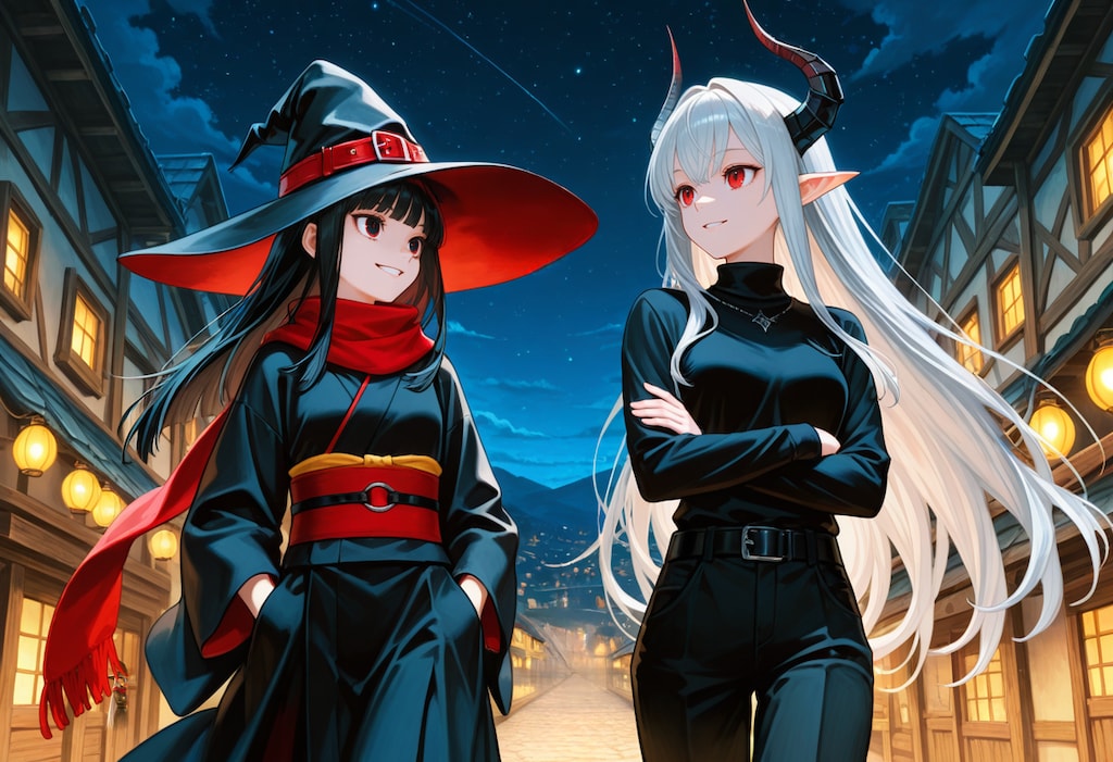 魔女さんと銀髪竜姫さん
