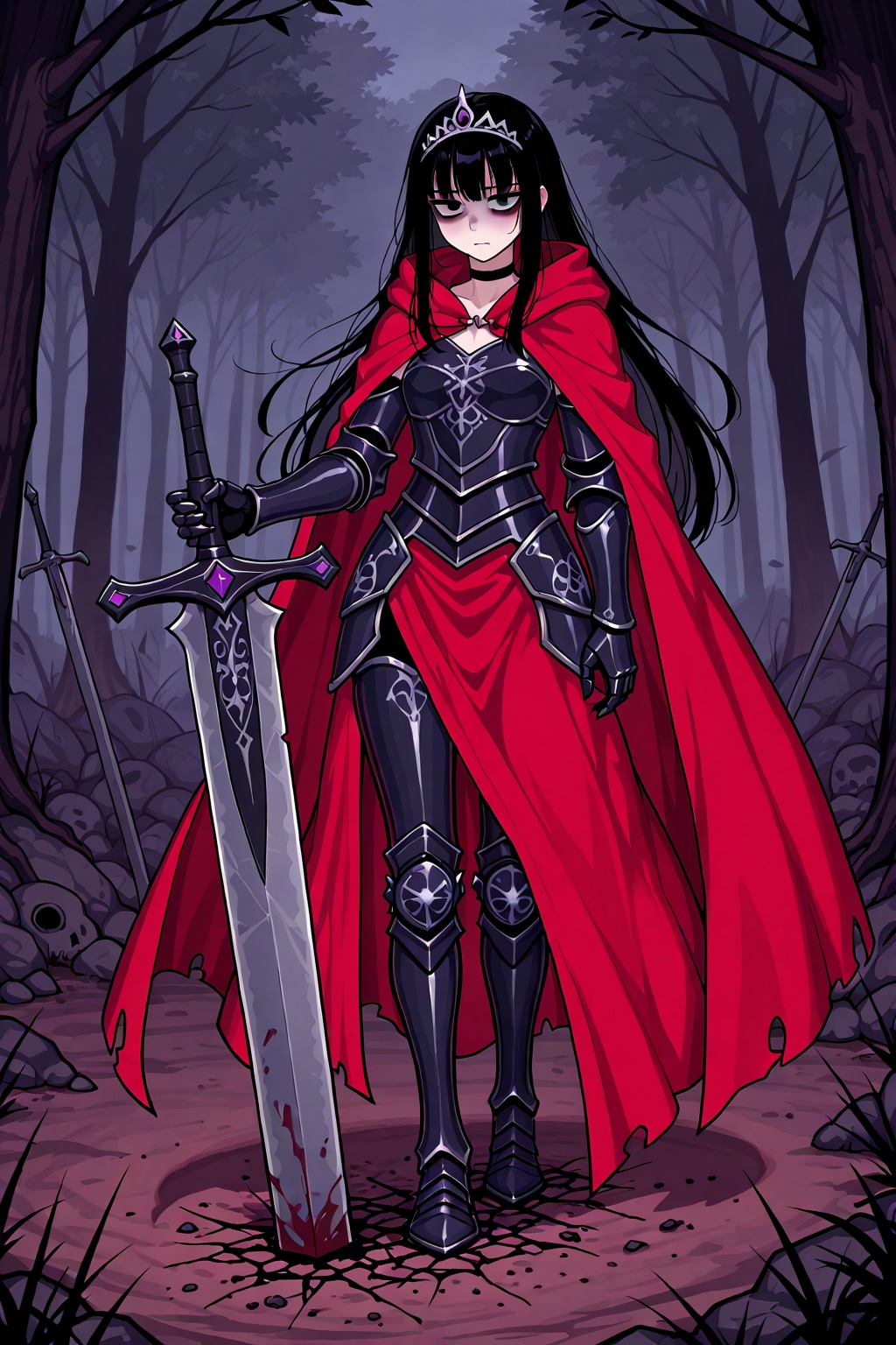 残念美人の敗戦国の姫騎士様