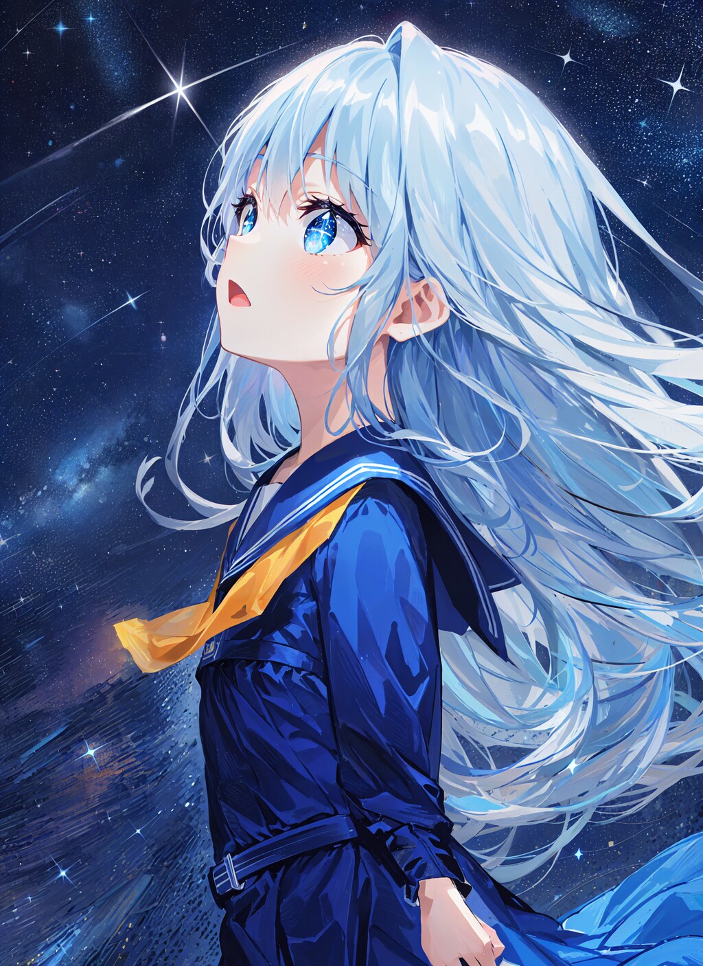 星空を見上げて