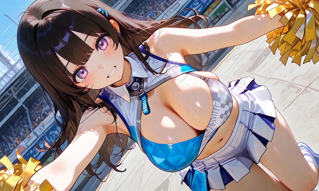 チアガールの少女