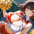 チアガールの少女 2枚目