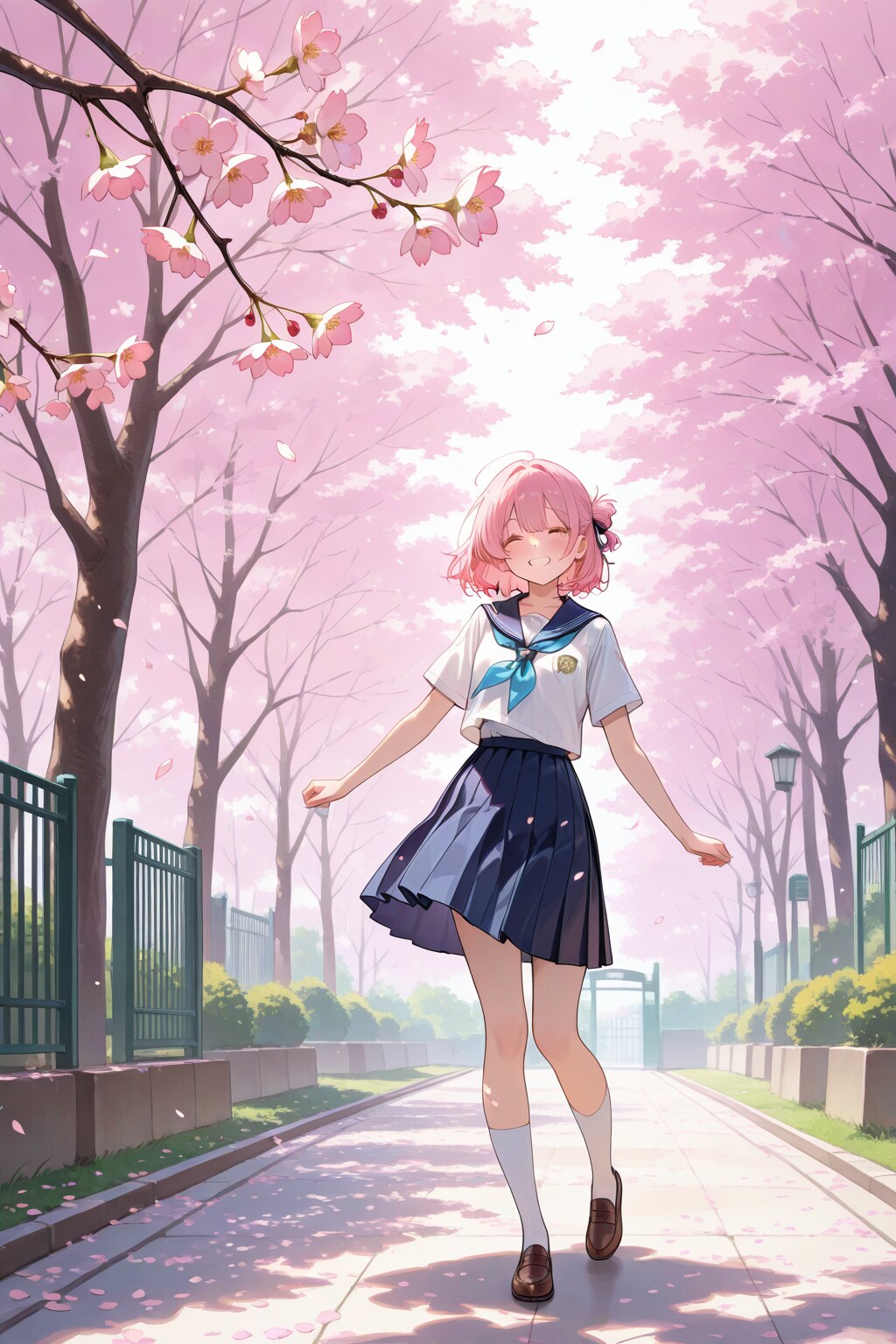 ちちぷい学園入学式🌸２ | の人気AIイラスト・グラビア