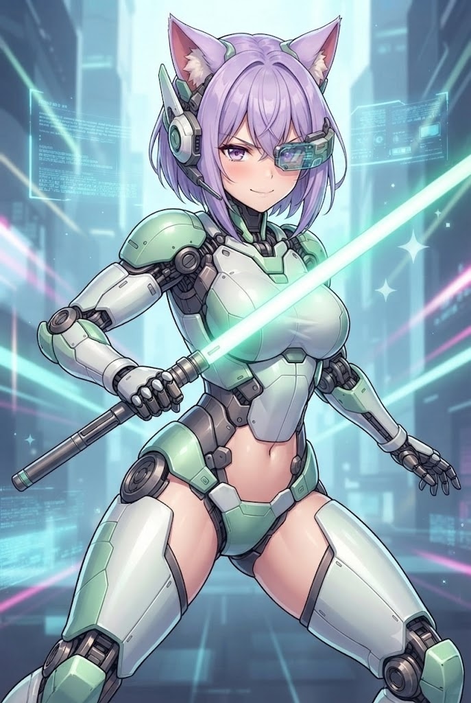 近接戦闘にこだわるメカ娘のシス