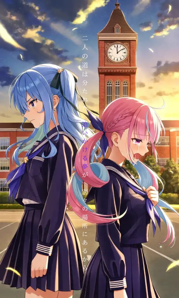 二人の道は分たれた。 | の人気AIイラスト・グラビア