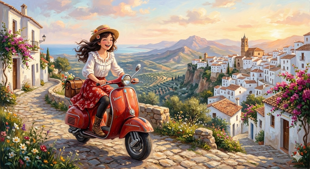 ベスパ娘 | の人気AIイラスト・グラビア