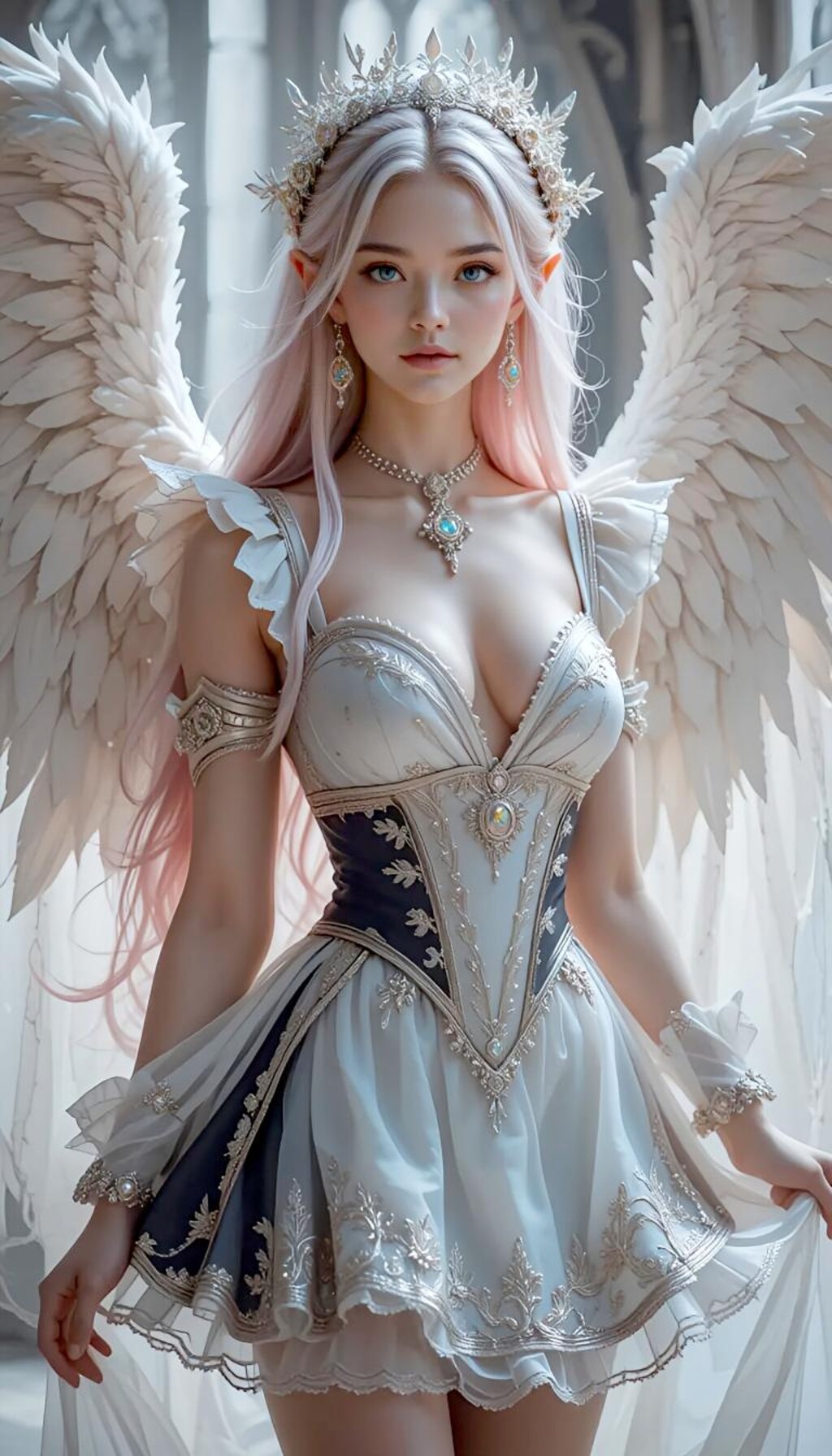 エルフの天使メイドの君