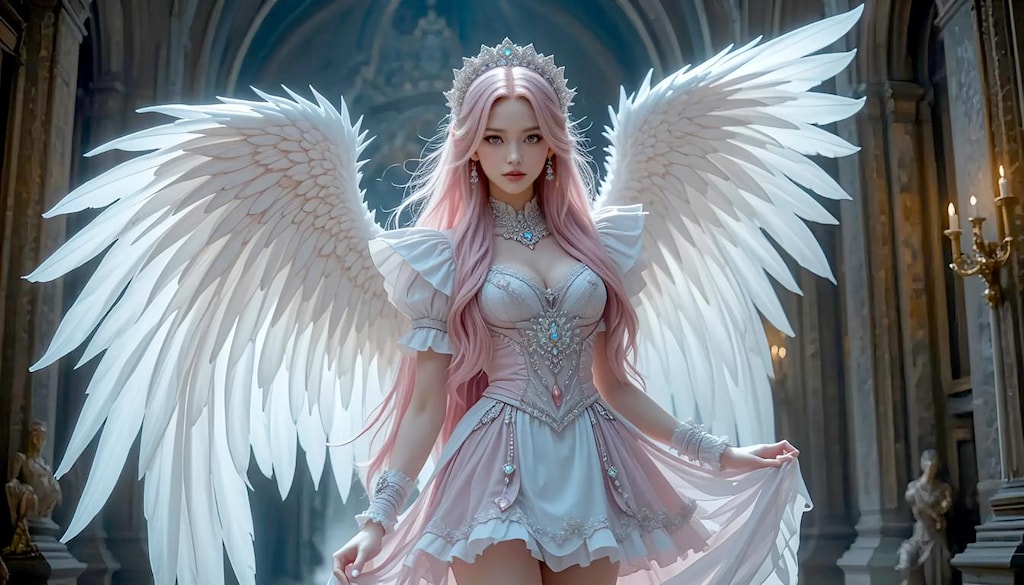 エルフの天使メイドの君